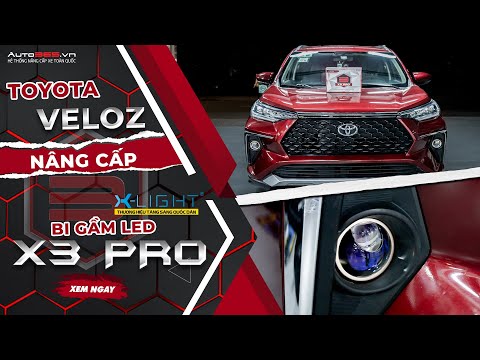 Toyota Veloz nâng cấp bi gầm X-Light X3 Pro (5500K)