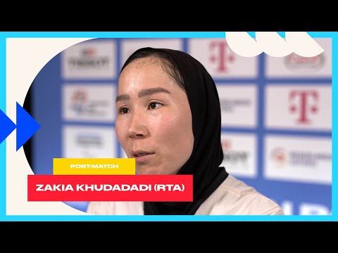Post-match Zakia Khudadadi | Para Taekwondo  | European Para Championships