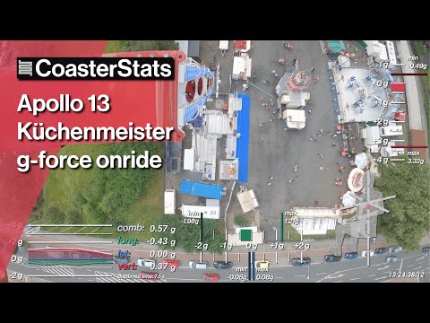 Apollo 13 g-force onride - Küchenmeister [4K 60FPS]