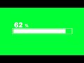 [FREE] Loading Bar - Green Screen 10 Seconds Length 4K Video HD