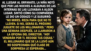 Al llegar al orfanato, la niña notó que por las noches a algunas de las internas se las llevaban a