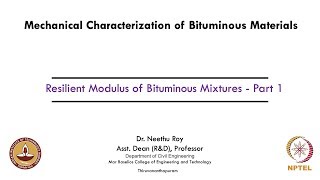 Resilient Modulus of Bituminous Mixtures Part 1