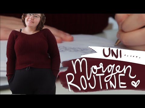 Meine entspannte Uni-Morgenroutine einer Studentin // positiver und guter Start in den Tag