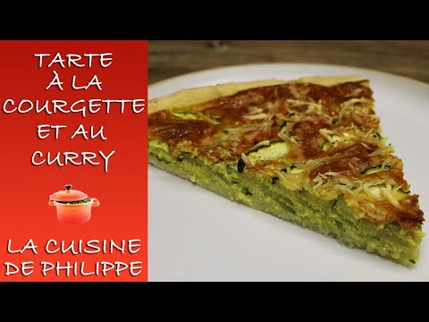 Zucchini and Curry Tart