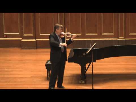 James Buswell Bach Solo Sonata no. 3 in C major, BWV 1005