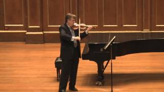 James Buswell Bach Solo Sonata no. 3 in C major, BWV 1005
