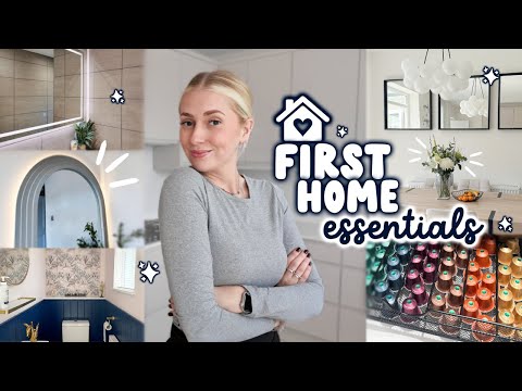 my first home essentials! 🏠 (house tour style)