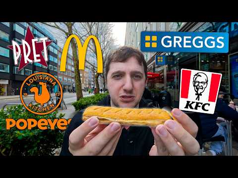Americans First Time Trying British Fast Food! | America CAN'T Compete!