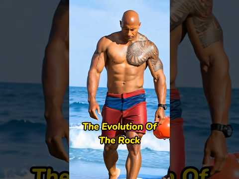Dwayne Johnson’s Evolution: A Strong Body, a Stronger Soul #history #evolution #shorts