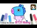 How to Draw Mang BT21 | BTS J-Hope Persona