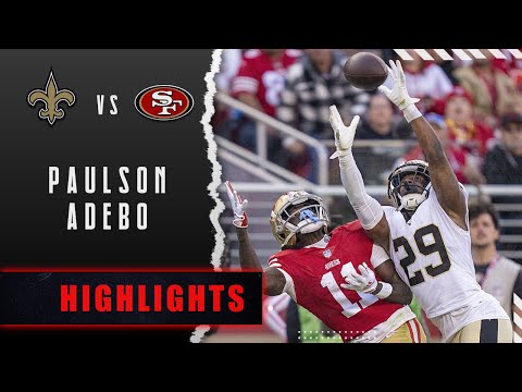 Paulson Adebo LOCKED 49ers WRs | Week 12 Highlights