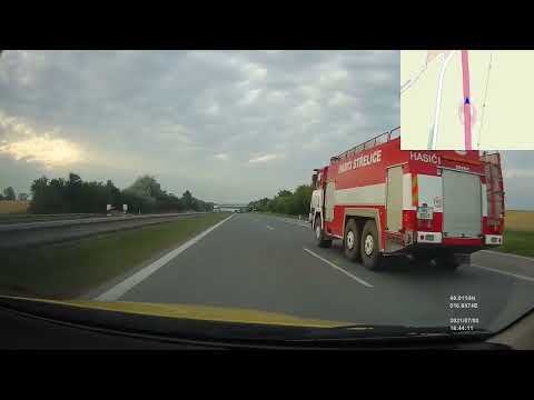 Česko. Dálnice D2, Břeclav — Brno-jih, 2021, 1x