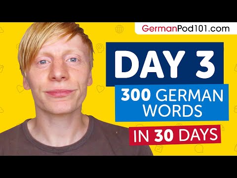 Day 1 10 300 Learn 300 German Words in 30 Days Challenge