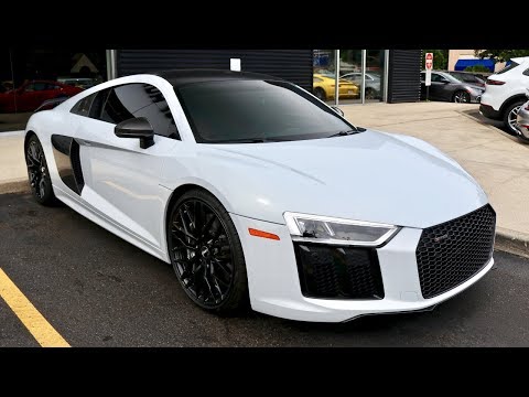 2018 Audi R8 V10 Plus Walkaround + Cold Start & Revs! (Suzuka Gray Metallic)