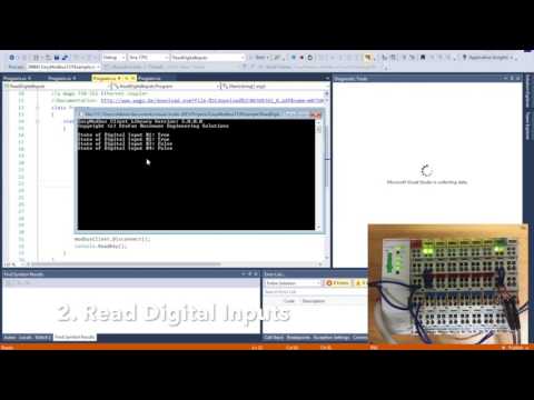 EasyModbusTCP .NET Example with Wago 750-352