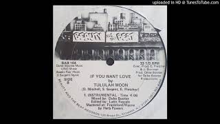 Tululah Moon - If You Want Love (Instrumental) (1985)