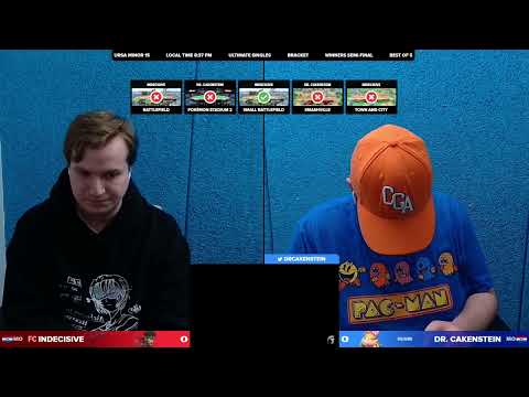 U.MINOR 15 - Dr. Cakenstein (Bowser Jr.) Vs. indecisive (Snake) - Winners Semis - SSBU