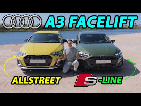 2024 Audi A3 facelift with first-ever A3 allstreet vs s-line - reveal REVIEW