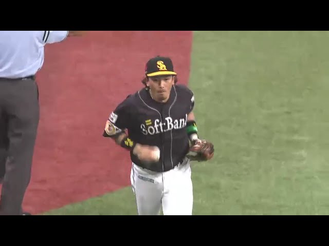 【6回裏】ホークス・松田 満塁のピンチを凌ぐ好プレー!! 2016/7/7 Bs-H