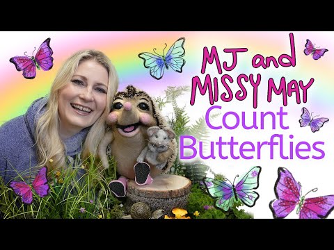 Kids Count Butterflies with MJ and Missy May Hedgehog