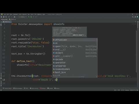 430 Utilizando Checkbutton Do Tkinter Python