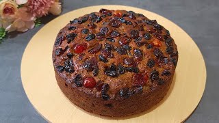Easy And Simple Fruit Cake Recipe | How To Make Fruit Cake