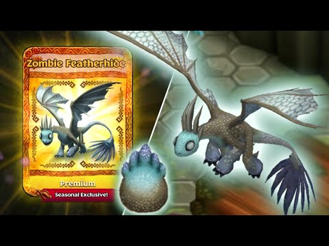 Zombie Featherhide - New Premium Dragon "Titan Mode" Max Level 175 | Dragons: Rise of Berk
