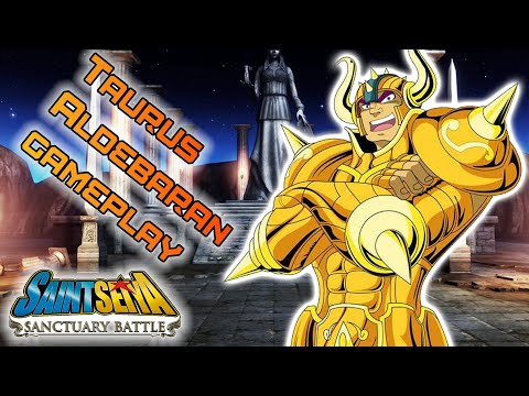 Taurus Aldebaran Gamplay: Saint seiya sanctuary battle