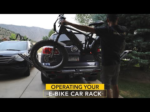 How to Operate Your E-Bike Car/Truck Hitch Rack (Loading / Unloading)