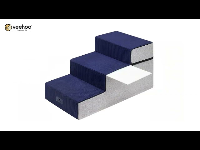 Veehoo Extra Wide Dog Stairs for Large Dogs