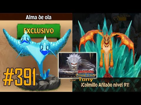 Dragones, el Resurgir de Mema "Cap. 391 - Alma de Ola (y 2ª p.) y Colmillo Afilado Doble Titán" Tony