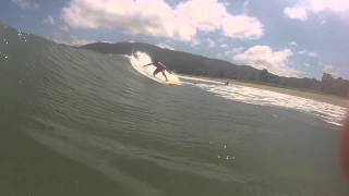 preview picture of video 'GoPro : Surf , Nouvelle-Calédonie (Bourail)'