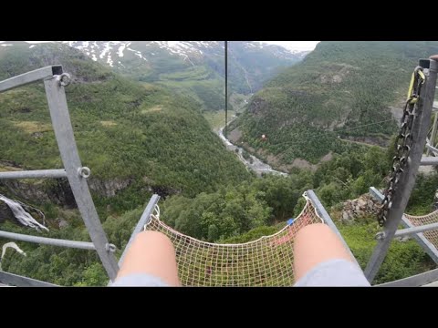 Flåm, Norway - Riding Scandinavia's Longest Zipline and Biking in the beautiful Norwegian Landscape