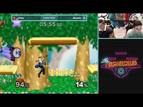 The Nightclub S1E2: CG | Jflex (Sheik) vs Bbatts (Peach) - Losers Finals SSBM
