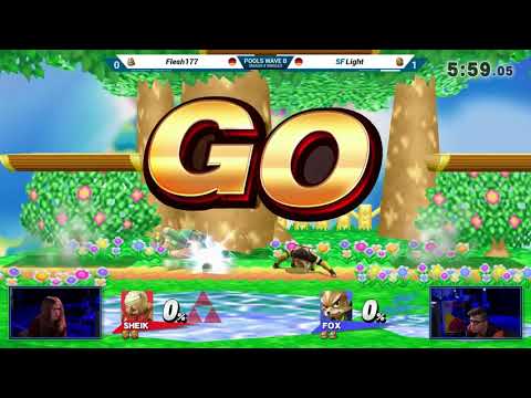 R6 - Flesh177 (Sheik) Vs. SF | Light (Fox) - Pools - Smash 4