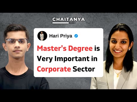 Master's Degree is Important in Corporate Sector | Podcast with Hari Priya #businessanalyst