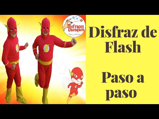 Vídeo relacionado con Funidelia Disfraz Oficial de Flash deluxe para niño, Incluye mono, guantes, gorro con alas y cubrebotas, Superhéroes, DC Comics - Traje para niños para Carnaval y Halloween - Talla 3-4 años