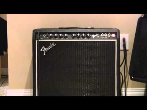 Fender 75 black-1980-75 Watt USA image 14