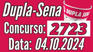 ???? Resultado Dupla Sena, Dupla Sena de hoje 04/10, Dupla Sena de hoje,