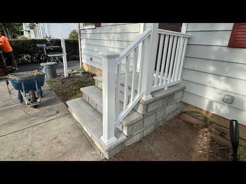 Entire Front Porch Rebuild Step by Step Start 2 Finish