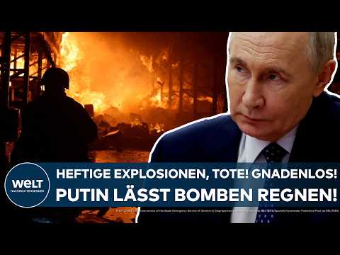UKRAINE-KRIEG: Heftige Explosionen, Tote! Dnipro im Visier! Putin attackiert mit gnadenloser Härte!