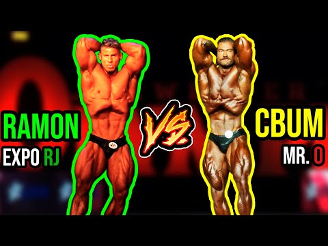 RAMON DINO (ExpoRJ)  vs  CHRIS BUMSTEAD (Mr.O) - Comparação em vídeo