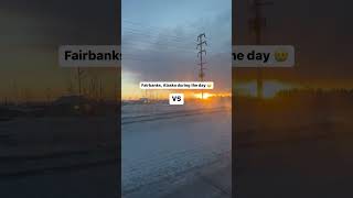 Day vs. Night in Fairbanks, Alaska!