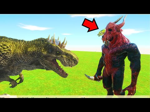 T-REX vs KAZAROG THE DEMON - Animal Revolt Battle Simulator ARBS [4K]