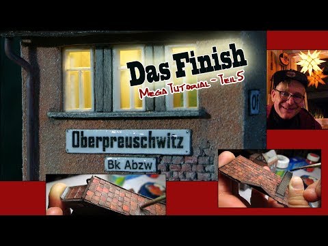 MEGA TUTORIAL Modellbau #Blockstelle #Oberpreuschwitz / Teil 5 - Gebäude in H0 #kunstmichiworld 075