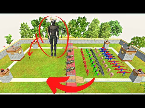 DARK LEGOLAS ARCHER DEFENSE | Clash Royale Part 1 🔥 Animal Revolt Battle Simulator #arbs