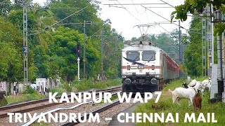 Massive offlink #KANPUR WAP7 #Chennai Mail | INDIAN RAILWAYS