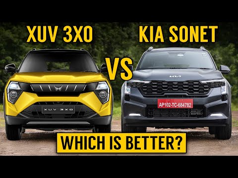 XUV 3XO Vs Kia Sonet | Mahindra xuv 3xo vs Kia Sonet facelift | comparison | Sonet 2024 vs xuv 3xo