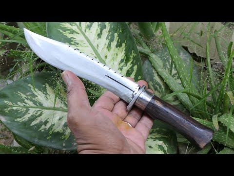 Amazing Blacksmith / How To Make A Knife From Rusty Steel