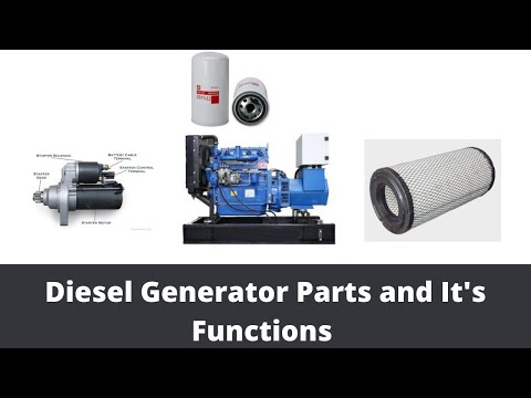 Diesel Generator Parts and its Functions | Major Parts of DG Set